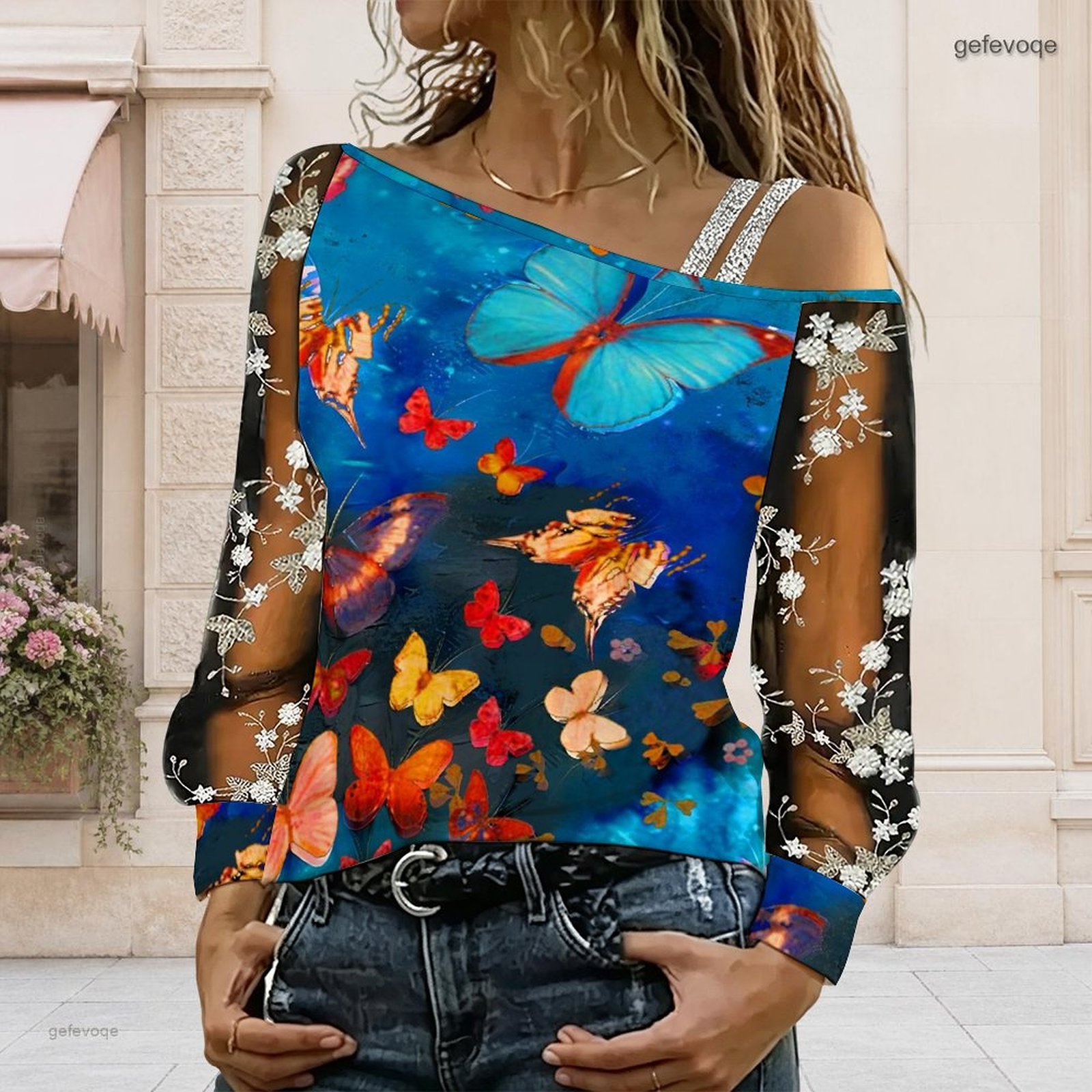 Blouse Off Shoulder - Women Off Shoulder Blouse Asymmetric One