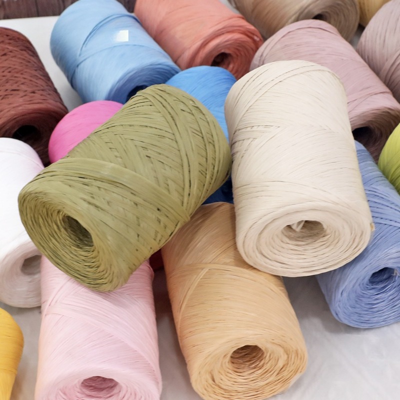 Raffia Knitting Yarn Ball, Cot - Crochet Bag Raffia recension och pris