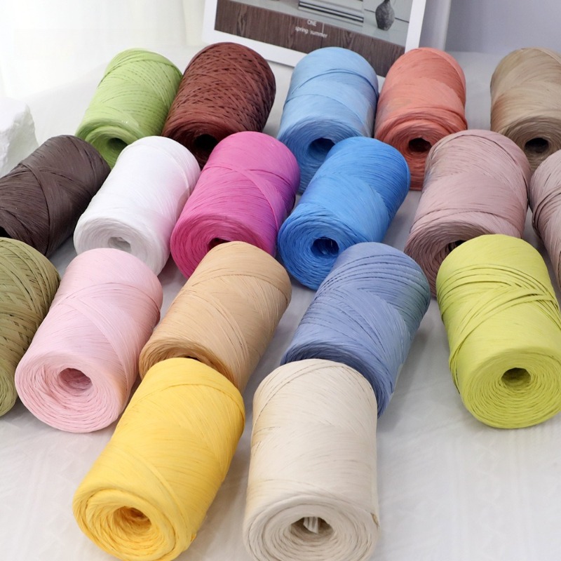 Raffia Knitting Yarn Ball, Cot - Crochet Bag Raffia recension och pris