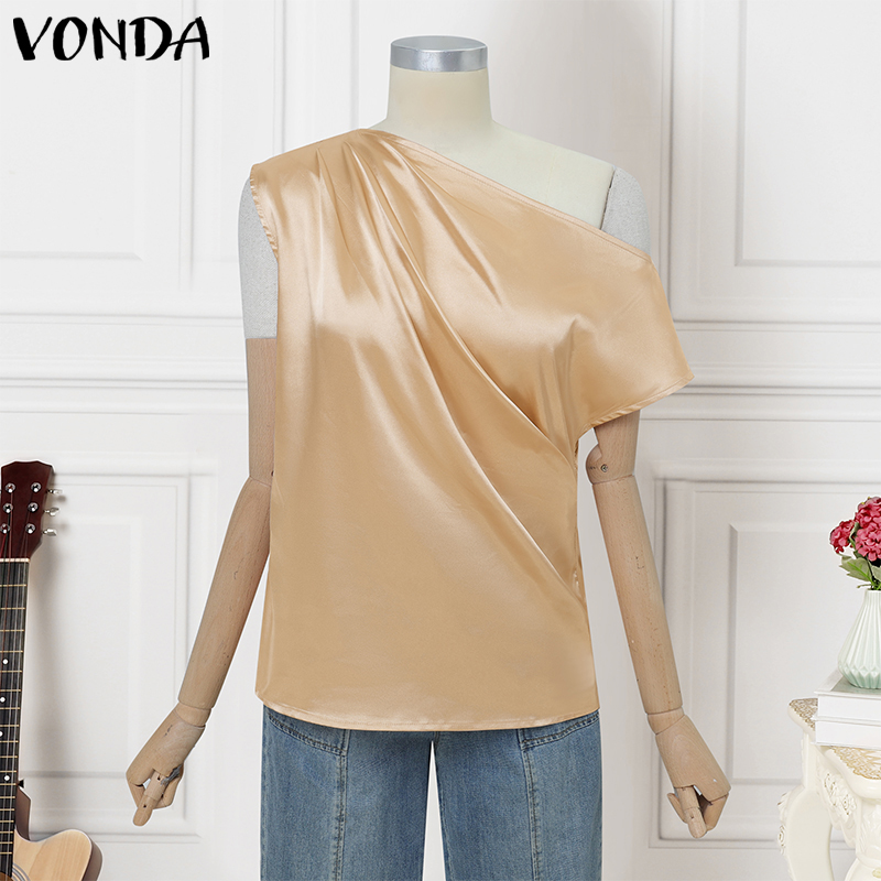 Plus Size 5XL VONDA Women Blou - Blouse Off Shoulder recension och pris